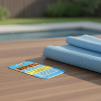 Pool Rule Sign Portable Designated Water Watcher Badge Illustrated Pictures