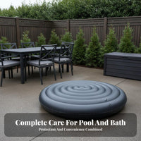 Adjustable Inflatable Hot Tubs Cover Weatherproof Protector Spa Cover for outdoor