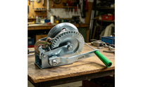 Hand Crank Winch Portable Hand Operated Winch Heavy Duty Pulling Tool for Professionals, Industrial Site, Dock, Mine