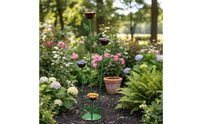 Removable Bowl Bird Bath Feeder Stand Multi-Purpose Outdoor Decor Weather-Resistant for Garden