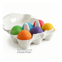 6 Pieces Smooth Wooden Balls with Tray Learning Sorting Balls Preschool Sensory Spheres Developmental for Classroom