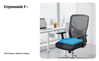 Breathable Honeycomb Gel Cushion High Elasticity Honeycomb Chair Pad Easy to Clean for Sedentary People, Office Workers