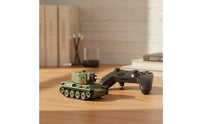 Desktop-Size Infrared Battle Tank Multiplayer Wireless Control Tank Realistic Vehicle Safe for Table-Top Play