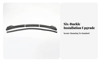 Black Hood Water Strip ABS Front Hood Water Strip Smooth Car Part Molded