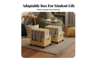 Student Book Trolley Mobile Design Rolling carrier Space Saving for Classroom, Kids