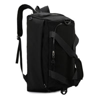 Multifunctional Convertible Backpack Duffel Padded Shoulder Straps Fitness Travel Bag Mesh Side Sections Gym Duffel Bag Reinforced for Storage