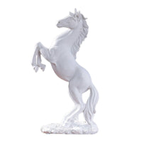 Rearing Horse Sculpture Indoor Rearing Horse Statue Compact Decor for Desk, Home