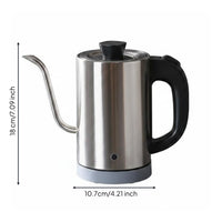 Electric Gooseneck Kettle Pouring Water Boiler a-Button Countertop Appliance for Coffee