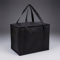 Cool Bag and Insulated Box for Hot Cold Food, Large 30*25*25cm Cool Box for Shopping Bags, Foldable Food Delivery Bag, Handheld Delivery Bag