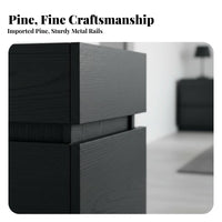 Minimalist Design Narrow Bedside Cabinet Space-Saving Narrow End Table Modern Design Nightstand Versatile for Apartment Dwellers, Homeowners, Students, Small Areas, Hallway, Entryway