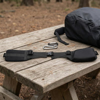 Nylon Waist Bag Rectangular Zippered Waist Pack Sleek Body Accessory