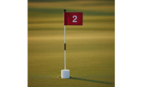 Putting Cup Set Easy to See Putting Flag Set Lightweight Athletic Gear for Driving Range