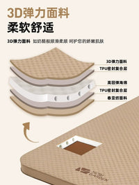 牧高笛户外自动充气垫折叠便携式防潮垫海绵帐篷垫家用床垫子波江