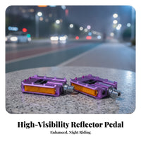 2 Pieces Folding Bike Pedals Long-Lasting Construction Folding Cycle Pedal