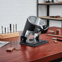 Sturdy Trim Router Base Stable Support Adjustable Router Base Precision Cutting Power Tool Accessory Easy to Install for Woodworkers, Carpenters
