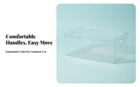 Clear Book Bin Transparent Design Clear Book Box Accessible Top for Teachers