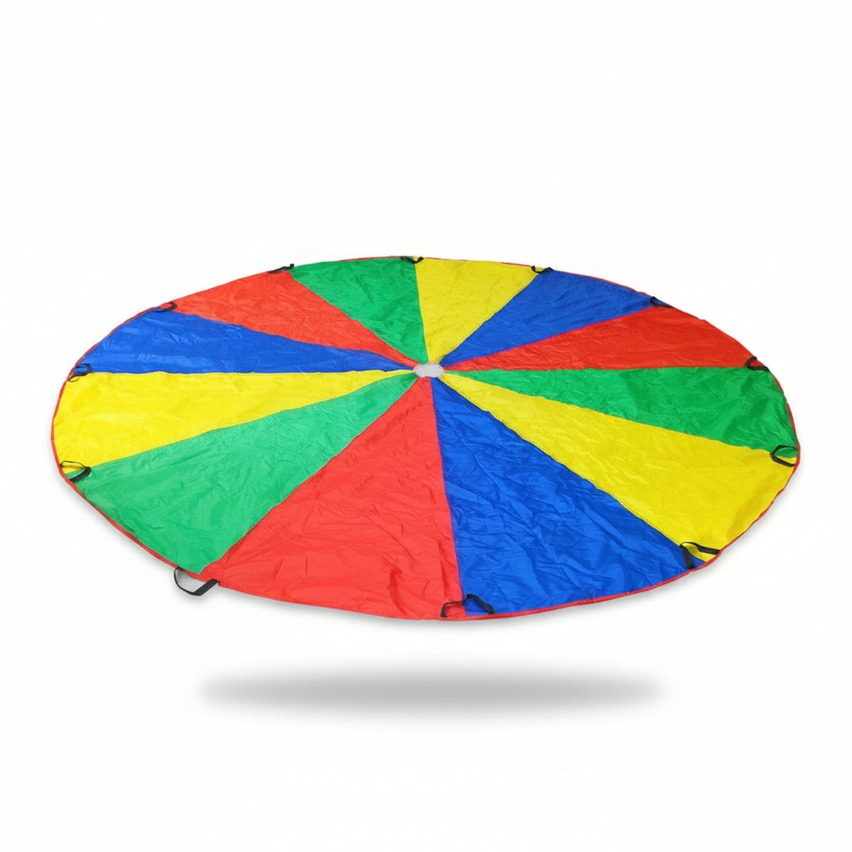 Lightweight Indoor and Outdoor Use Circular Play Parachute Multicolor Play Parachute for Movement Activities