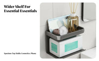 Face Towel Dispenser surfaceMounted Bathroom Organizer lint-no-drillguard for Vanity Area