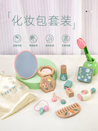 Wooden Pretend Play Makeup Set for Kids