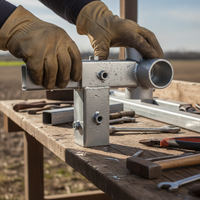 Drill Rig Jack Stand Connectors and Accessories for Water Drills