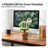 Funny Banana Desk Decor Quirky Design Potted Banana Plant Soft Toy Soft Material