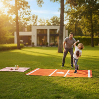 Portable Pitching Practice Mat Long-Lasting Baseball Pitching Mat Roll up Sports Gear for Players, Beginners