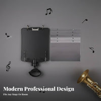 Adjustable Clarinet Marching Lyre Stable and Secure Clarinet Lyre Lightweight for Outdoor Performances, Parades