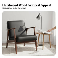 Minimalist Design mid-centurymid-century-mid-century-century design supportchair Supportive & Comfortable Wooden Frame Accent Chair long-lasting Construction Seating Furniture for Adults, Bedroom, Study