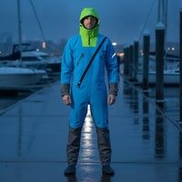 Hooded Dry Suit Frontfront closurePiece Dry Suit Visibility Drysuit for Kayakers