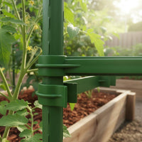 36 Pieces Easy to Use Plant Stake Arm Reusable Trellis Connector Clip Sturdy Plastic Garden Stake Connector Expandable for Gardeners, Outdoor, Greenhouse