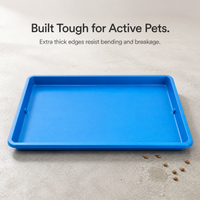 Pet Dog Cage Litter Pan Thickened Waste Tray for Kennels and Cages