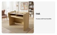Solid Wood teacher's Podium Long-Lasting Wooden Lectern Sturdy Construction Classroom Presentation Desk Stable for Lecturers, Speaker S, School, Training Center, Lecture Hall, Conference Room