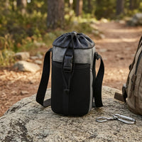Bluetooth Speaker Storage Bag Adjustable Strap Drawstring Speaker Bag Cylindrical