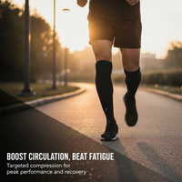 200-Needle Nylon Compression Socks for Sports, Strong Pressure Calf Support, Elastic Compression Stockings