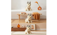 Husky Stuffed Animal Soft Husky Stuffed Toy Dog Plushie Fuzzy Stuffed Dog Cuddly for Children, Bed, Nursery