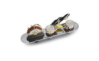 Classic Guitar Control Plate Assembly Knurled Knobs Musical Instrument Accessory Steel