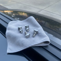 4 Pieces Roof Rack Bolts with Nuts Stainless Steel Roof Rack Bolt T Slot Bolt Corrosion Resistant T-Bolts Heavy Duty