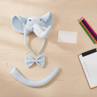 Elephant Headband Padded Headband with Elephant Ears Soft for Cosplayers