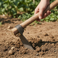 Hand Hoe with Wooden Handle Garden Hoe with Wooden Handle Heavy Duty Tool for Vegetable Plots