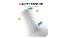 Sweat-Wicking Cushi Single D Badminton Socks Wear-Resistant Breathable Mesh Socks Comfortable for Athletes, Adults, Running, Basketball