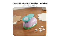 Circular Craft Cutter Labor-Saving Design Coil-Driven-actionAction Circle Cutterer Crisp & Precise Long-Lasting for Educators