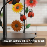Blossom Paper Towel Holder Hand-Painted Details Winged Beauty Paper Towel Stand