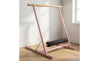 Foldable Folding Dance Barre Wood-Grain Adjustable Dance Barre