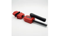 Rubberized Grip 20 Mm Bench Clamp Knurled Knobs Wooden Workbench Clamp Hand Lever Table Vise Metal Bar for Woodworking