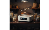 Yogurt Maker Automatic Yogurt Maker with Transparent Lid Fermenter Countertop Appliance Set-and-Forget for Home Cooks, Kitchen