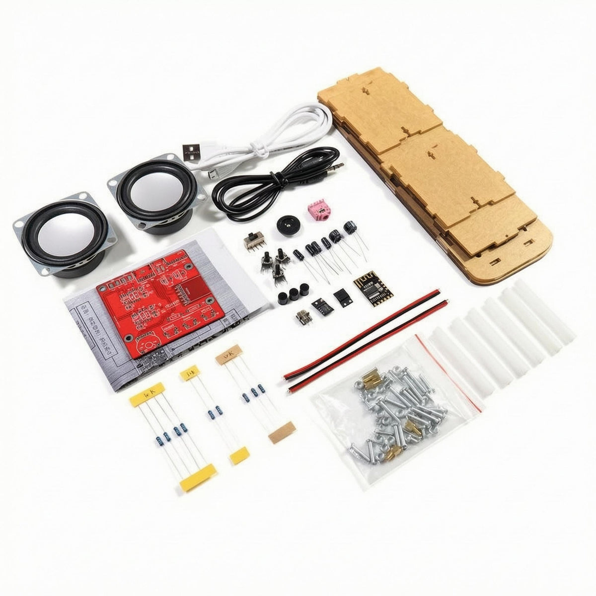 DIY BT Speaker Kit Circuit Board BT Speaker Kit Audio Components Set