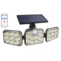3 Modes Solar Wall Light Adjustable Angle Motion Sensor Wall Light Water Resistant Exterior Fixture