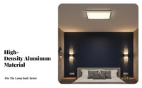 Full light range Flush Mount Panel Light Minimalist Design Slim Panel Light Modern design Ceiling light fixture stablenon-flicker for Families, Homeowners, Interior Designers, Living Room, Bedroom, Hallway, Kitchen