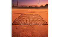 Black Soccer Rebound Net Irregular Perimeter Replacement Net Standalone Soccer Goal Netting Abrasion Resistant for Training