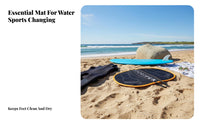 EVA Swim Mat Compact Design Portable Changing Mat Foldable Sports Accessory for Swimmers, Athletes, Swimming Pool, Public Showers, Beach